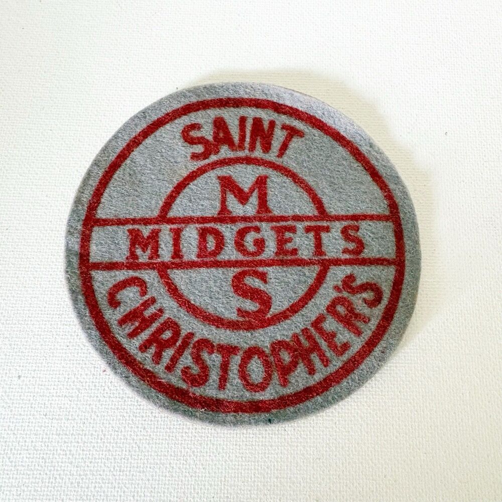 St Christophers School Midgets MS Richmond VA Letterman Patch Football 1950s